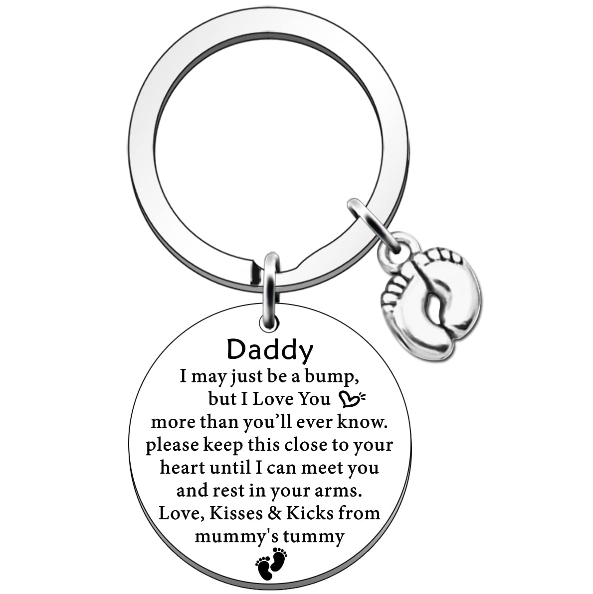 SDOFY New Dad Gifts Dad to Be Gifts Daddy to Be Keyring First Fathers Day Presents