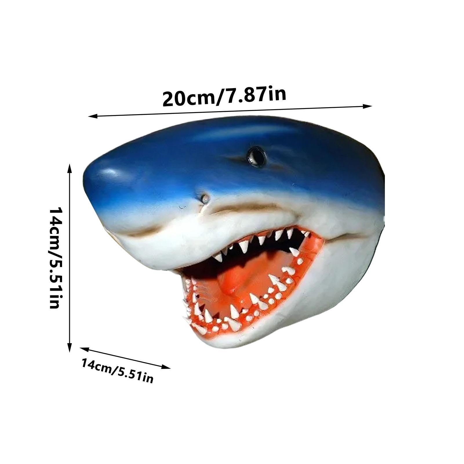 Amazon.co.jp: サメの像の装飾, フローティングプールシャークヘッド