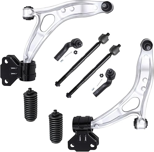 Miniatura 152 de Detroit Axle - Kit de suspensión frontal de 8 piezas para Chevy Aveo Aveo5 Pontiac G3 Wave Wave5 Suzuki Swift+ 2 brazos de control inferiores con