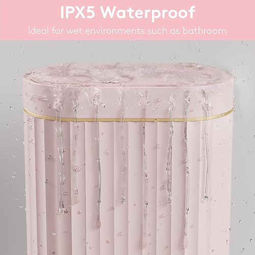 Miniatura 5 de ELPHECO Cubo de basura con sensor de 2 galones, impermeable, con sensor de movimiento, cubo de basura automático para baño, bote de basura delgado