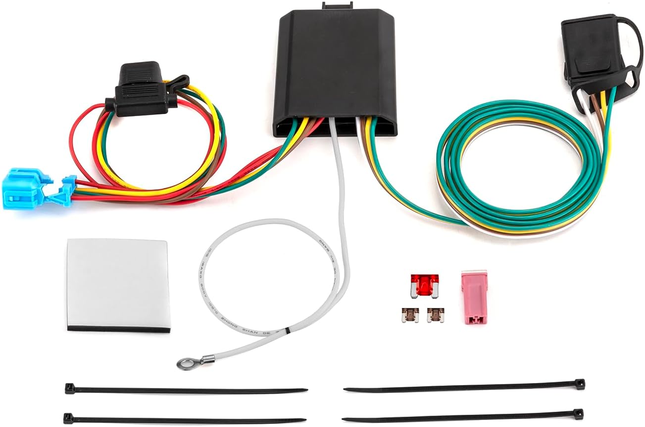 WeiSen Custom 4-Pin Trailer Wiring Harness Kit, Towing Hitch Wiring Harness with Plug & Play Connector Compatible with Honda Odyssey 2018-2026