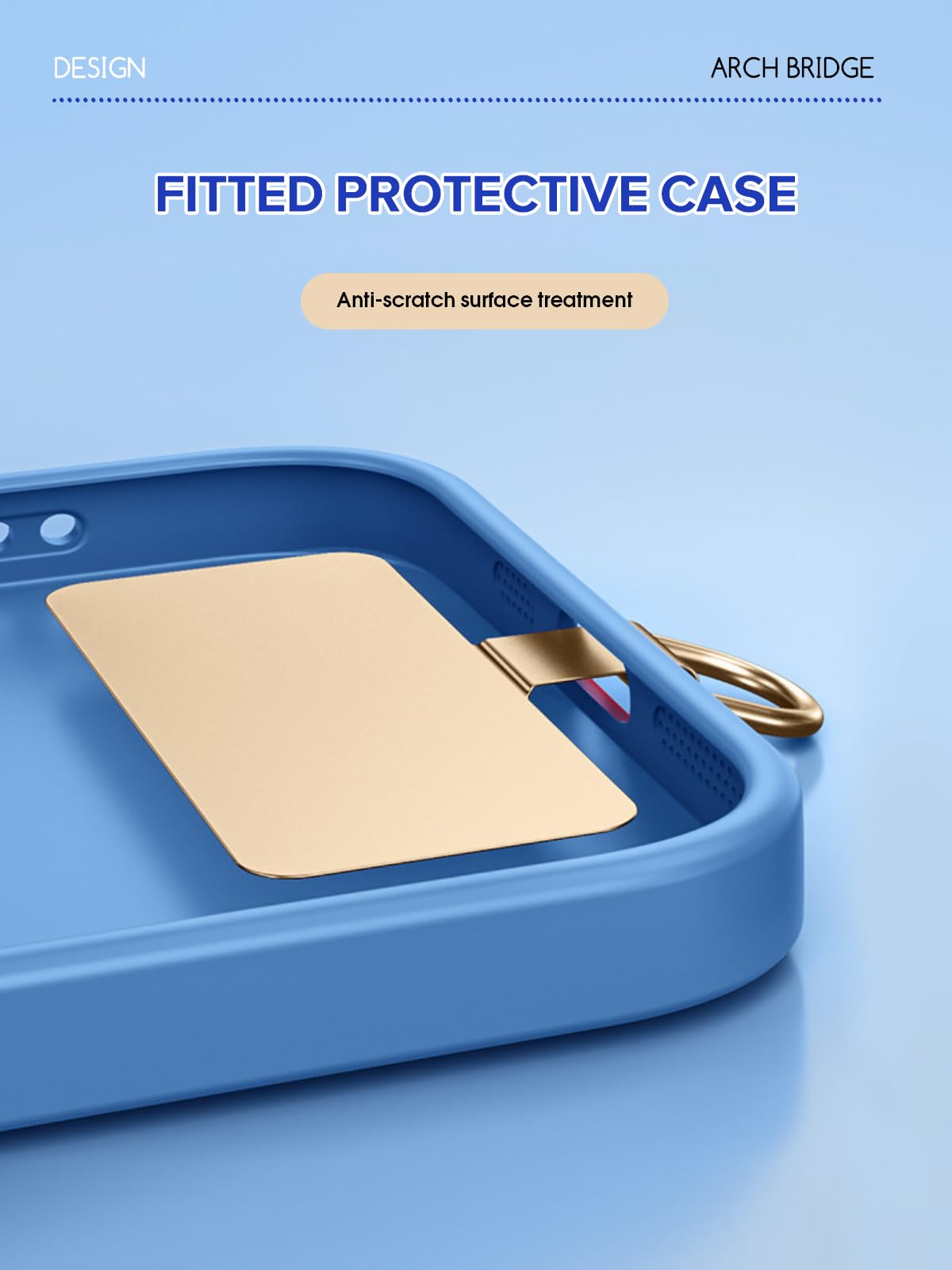 Lammcou Patch pour Lanière Téléphone, Pads en Acier Inoxydable pour Coque de Smartphone, Support Universel pour Housse & Bracelet Main Libre, Phone Tether Tab - 5