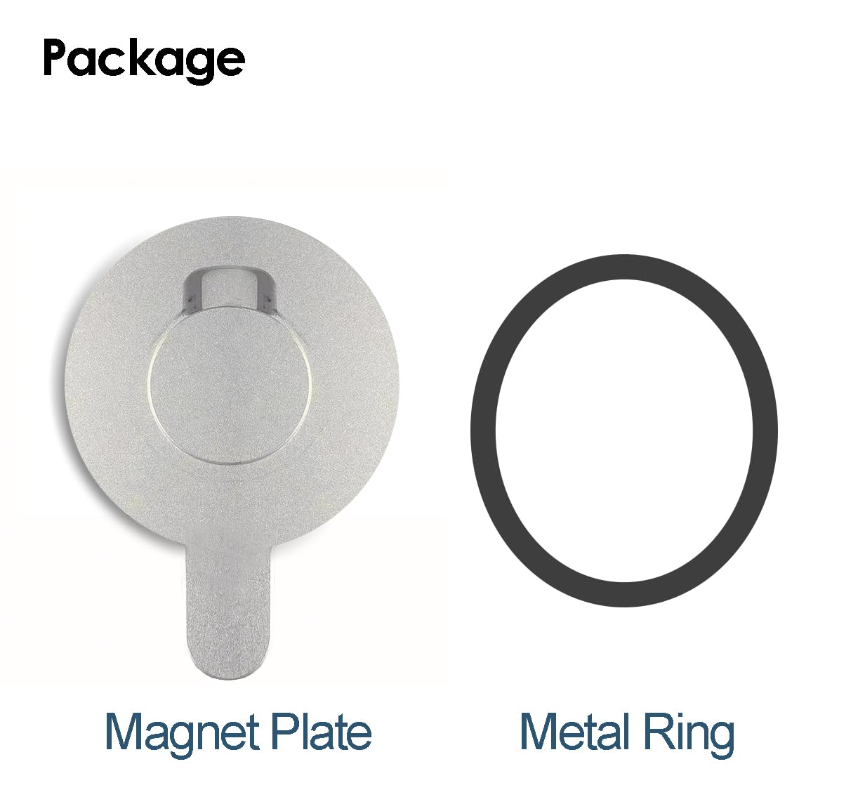 Adapter magnetyczny do telefonu komórkowego Insta360 Flow stabilizator Gimbal - płyta Magenet z metalowym pierścieniem kompatybilna z iPhone, Samsung, Goolgle, Nokia