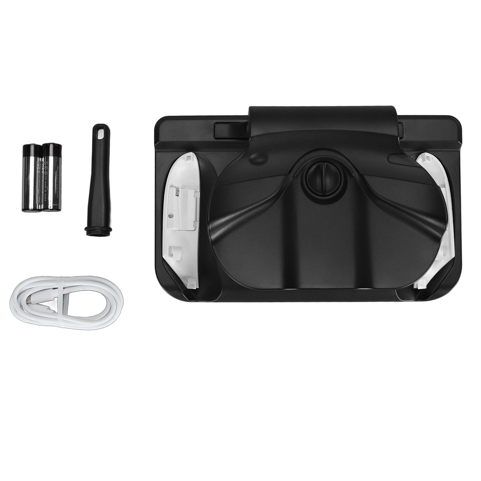 VR Ladestation, USB C -Diskussionsraum Salvaling 2x1800 MAH VR Controller Atmanare von Charching Dock Light RGB Safe Zum Betrachten (Schwarz)