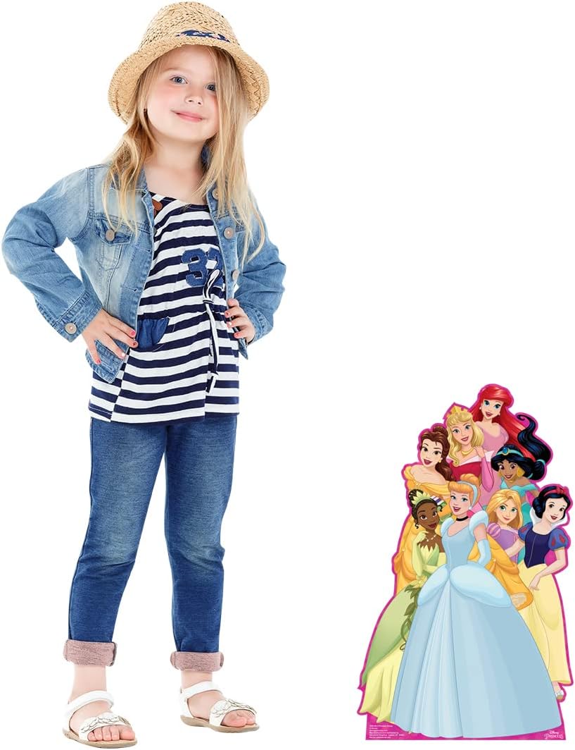 Cardboard People Mini Princess Group Standee Mini Cardboard Cutout