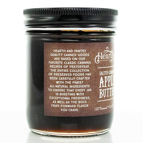 Miniatura 2 de Hearth and Pantry Mantequilla de manzana para untar  Mantequilla de manzana con caramelo salado  Sin gluten  Ingredientes totalmente naturales