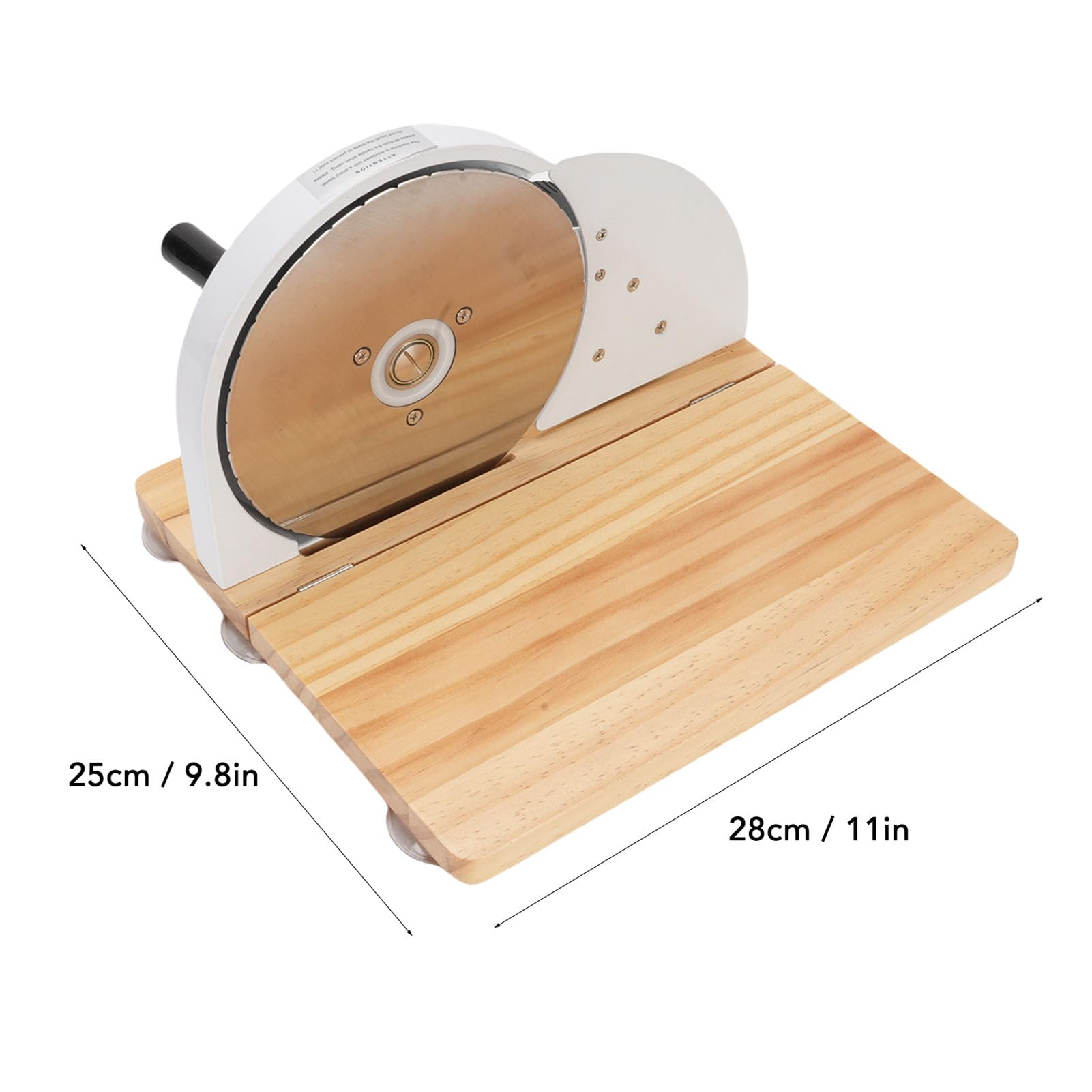 Yosoo Manual Bread Cutter, Powerful Gear System, Suction Cup Base, Ergonomic Handle, Even Slicing, Stainless Steel, for Home Baking and Commercial Use
