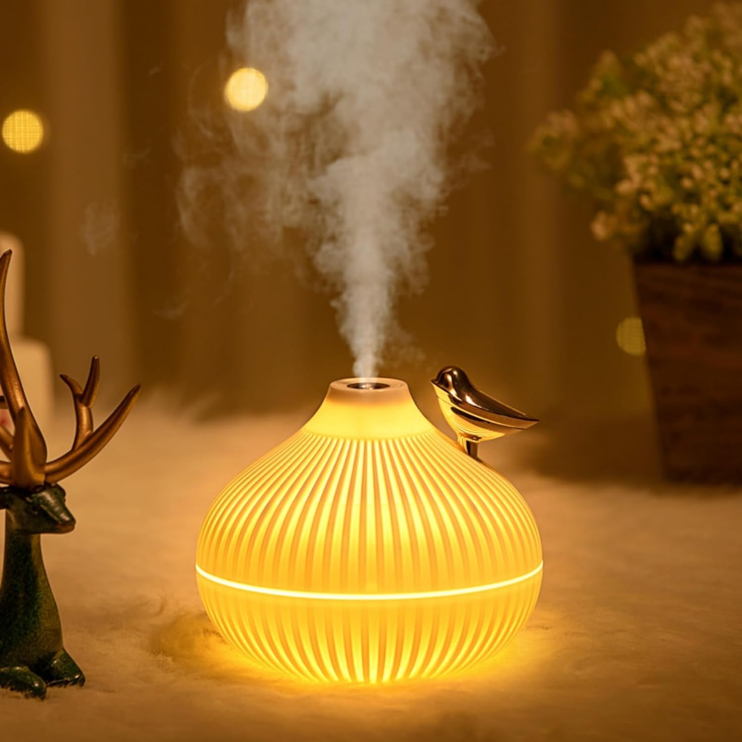 Shubh Empire Humidifier Aroma Diffuser for Room,Fragrance,Essential Oil Diffuser,Cool Mist,Fragrance Diffuser for Home, Bedroom, Stress Relief Led Night Light (Onion) (B0DHHHNGCT) Amazon Price History, Amazon Price Tracker