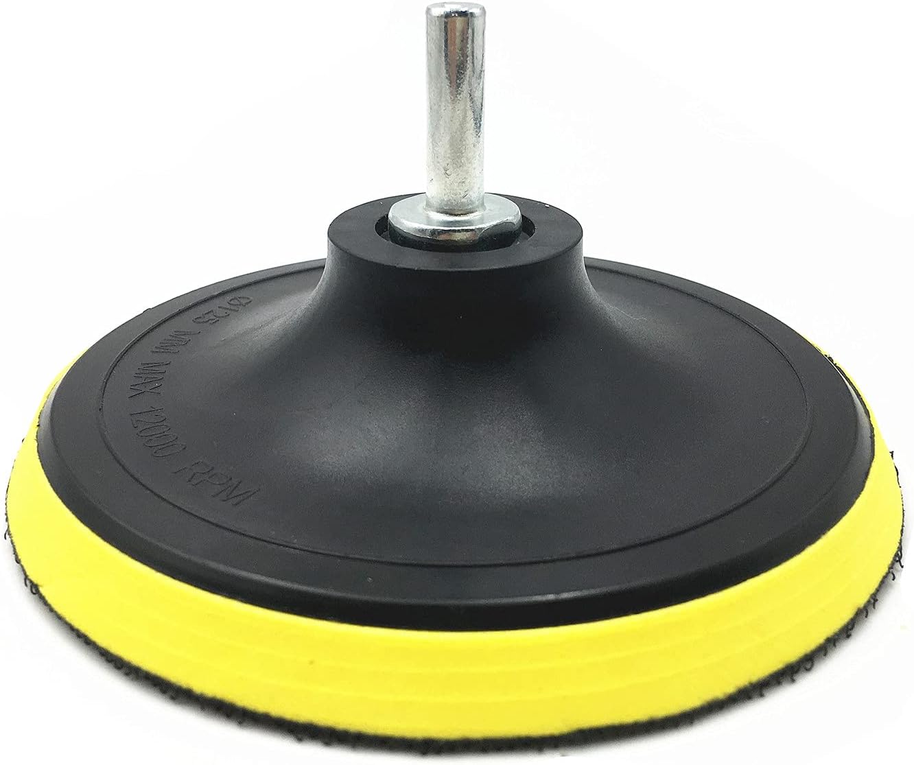 CHDUYUHMAOY 5 Inch(125mm) Rotary Flexible Backing Plate, Hook and Loop Face with M14 Drill Attachment Adapter Used On Rotary Polisher Sander for Sanding Polishing Buffing Finishing - - 