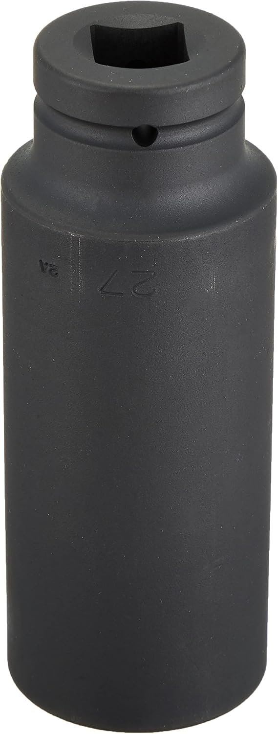 Kyoto Tool (KTC) 1/2 inch (12.7 mm) Impact Wrench Socket (Deep Thin) 1.1 inches (27 mm) BP4L27TP