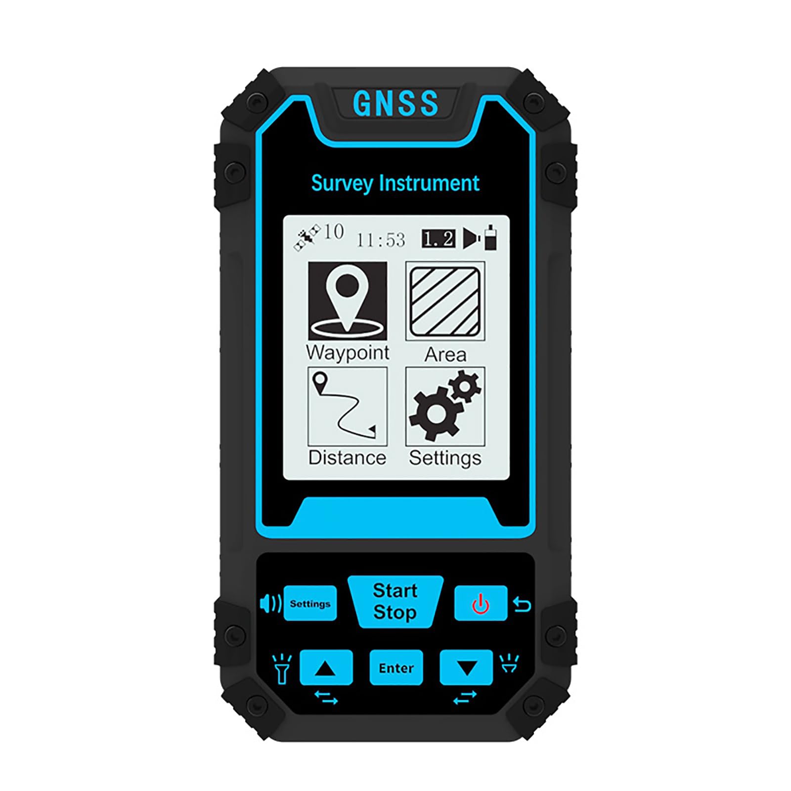 MObyat Navigateur GPS Portable, équipement de topographie GPS, récepteur GNSS, relevé d'altitude, Navigation de Position, Navigation Rechargeable Haute précision en Temps réel, pour la Mesure