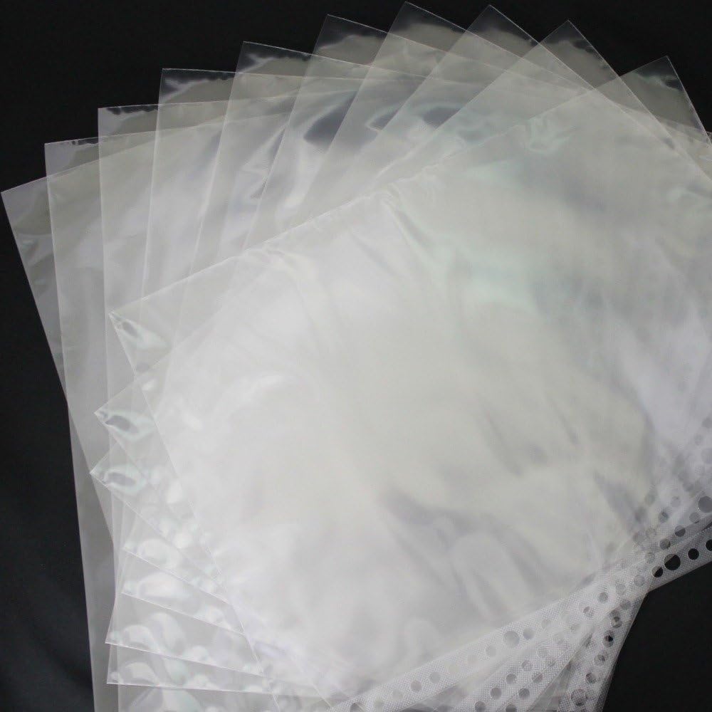 Teji PS-340E Clear Pocket Refill, Side-in Type, A4, 30 Holes, 50P