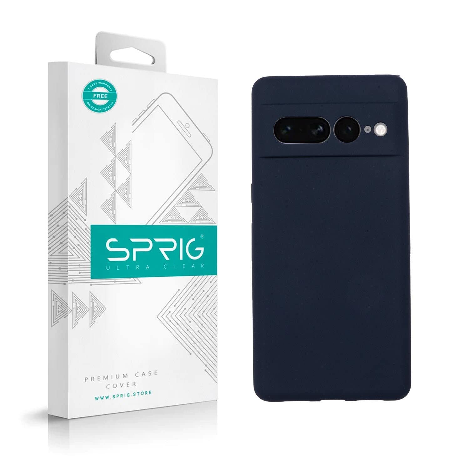 SPRIG Compatible with Google Pixel 7 Pro Phone Liquid Silicone Premium Back Cover Drop Tested Shock Proof Mobile Case for Men, Women, Boys and Girls with Camera Protection (Charcoal Grey) (B0BRJ51SX7) Amazon Price History, Amazon Price Tracker