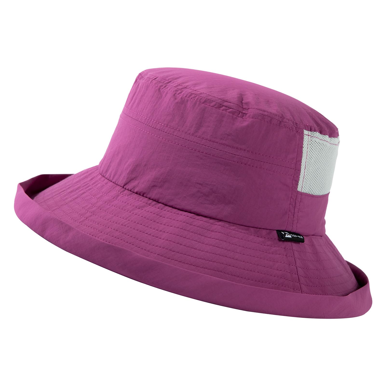 TOP-EX Sombrero de sol para mujer, protección solar, sombrero de pescador, sombrero de verano con ala ancha, sombrero de jardín para exteriores, plegable, UPF 50+ y resistente al agua