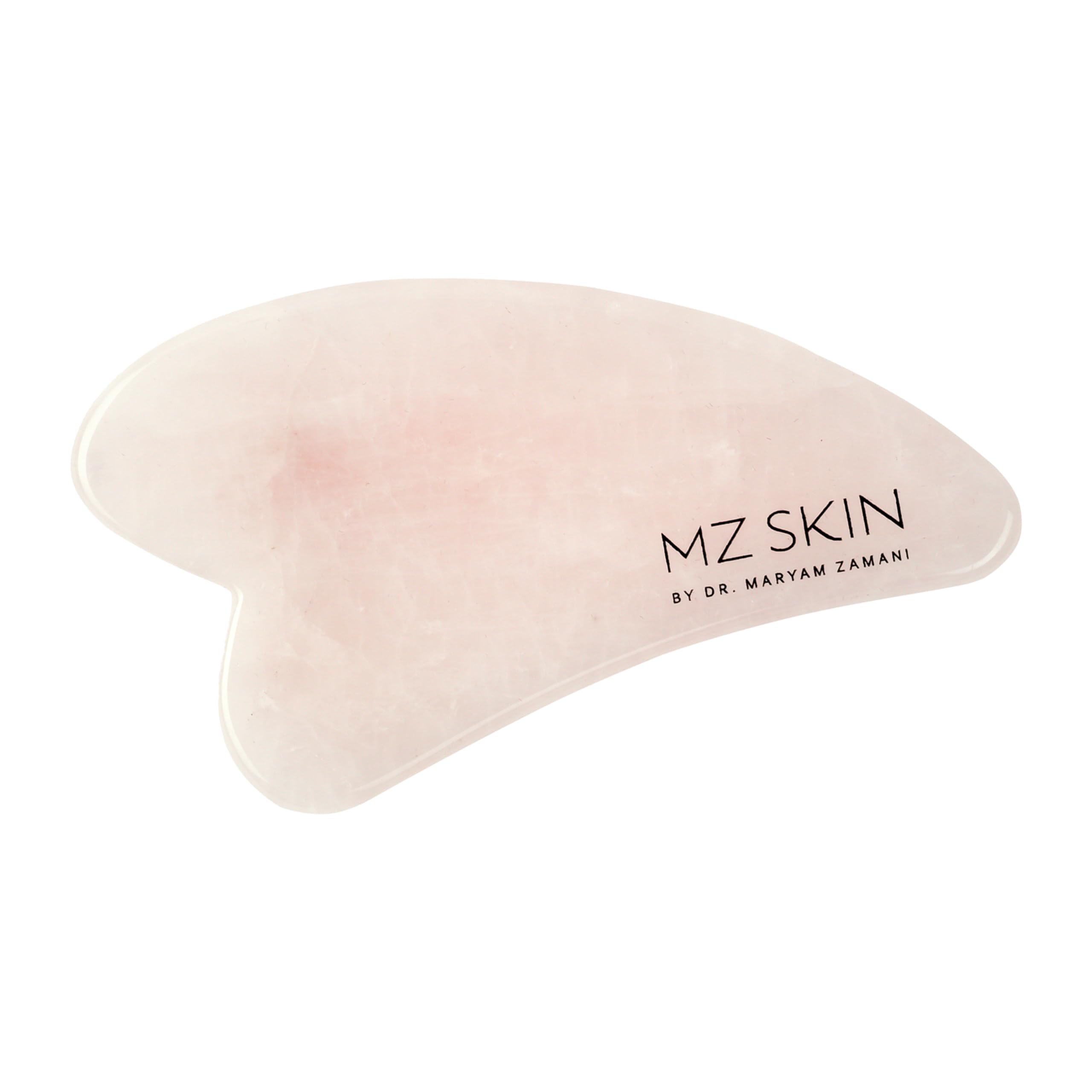 MZ SKIN Sculpring Rose Quartz GUA SHA - Różowy kamień kwarcowy do masażu twarzy
