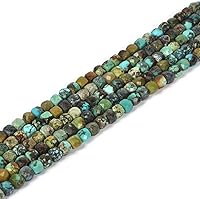 Vista 31 de Justinstones Cuentas sueltas de ágata verde natural de 4 mm, cúbicas, con facetas, para fabricación de joyas de bricolaje, 40,6 cm