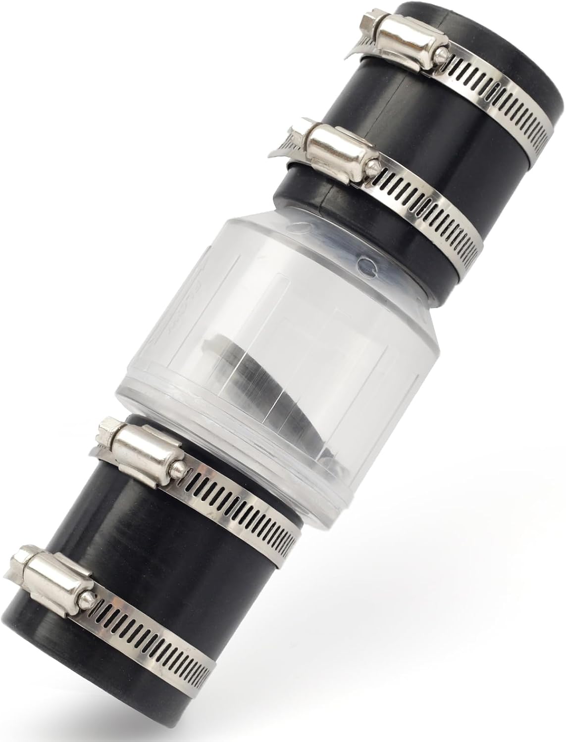 Silent Sump Pump Check Valve 11/2" with BunaN Couplings