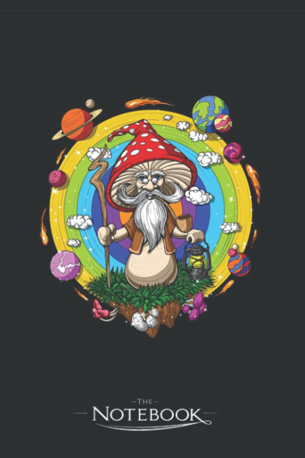 Mushroom Wizard Notebook: Amazing Notebook GRATITUDE Notebook / Journal Gift, 120 Pages, 6x9 inches