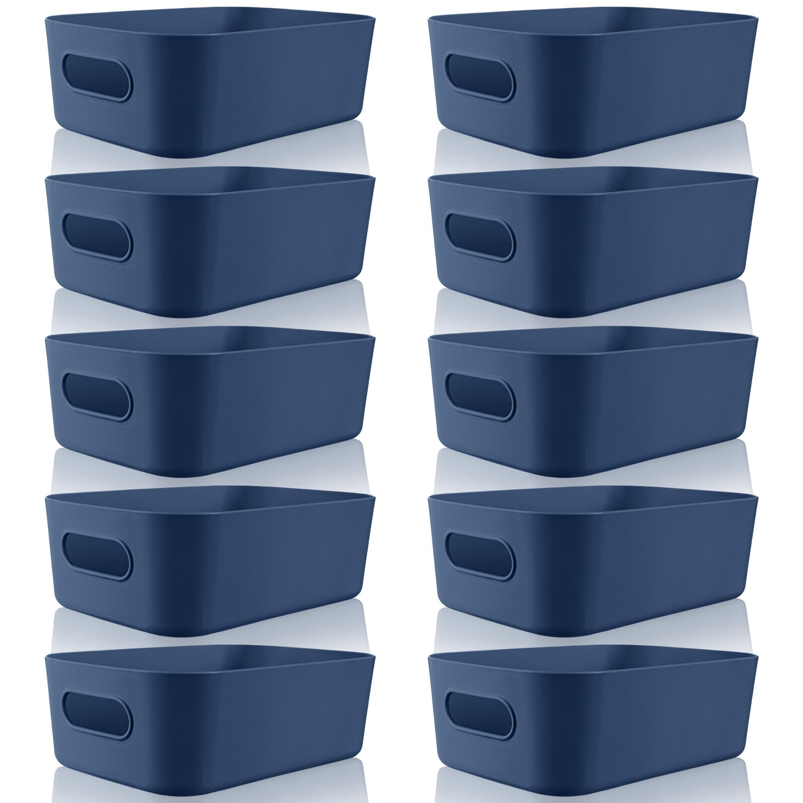 Bac de rangement cuisine bleu Zopeal panier plastique pour tiroir et placard