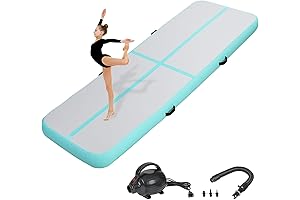 Inflatable Air Tumbling Mat - Perfect for Kids, Adults, Cheerleaders, and Yoga Enthusiasts