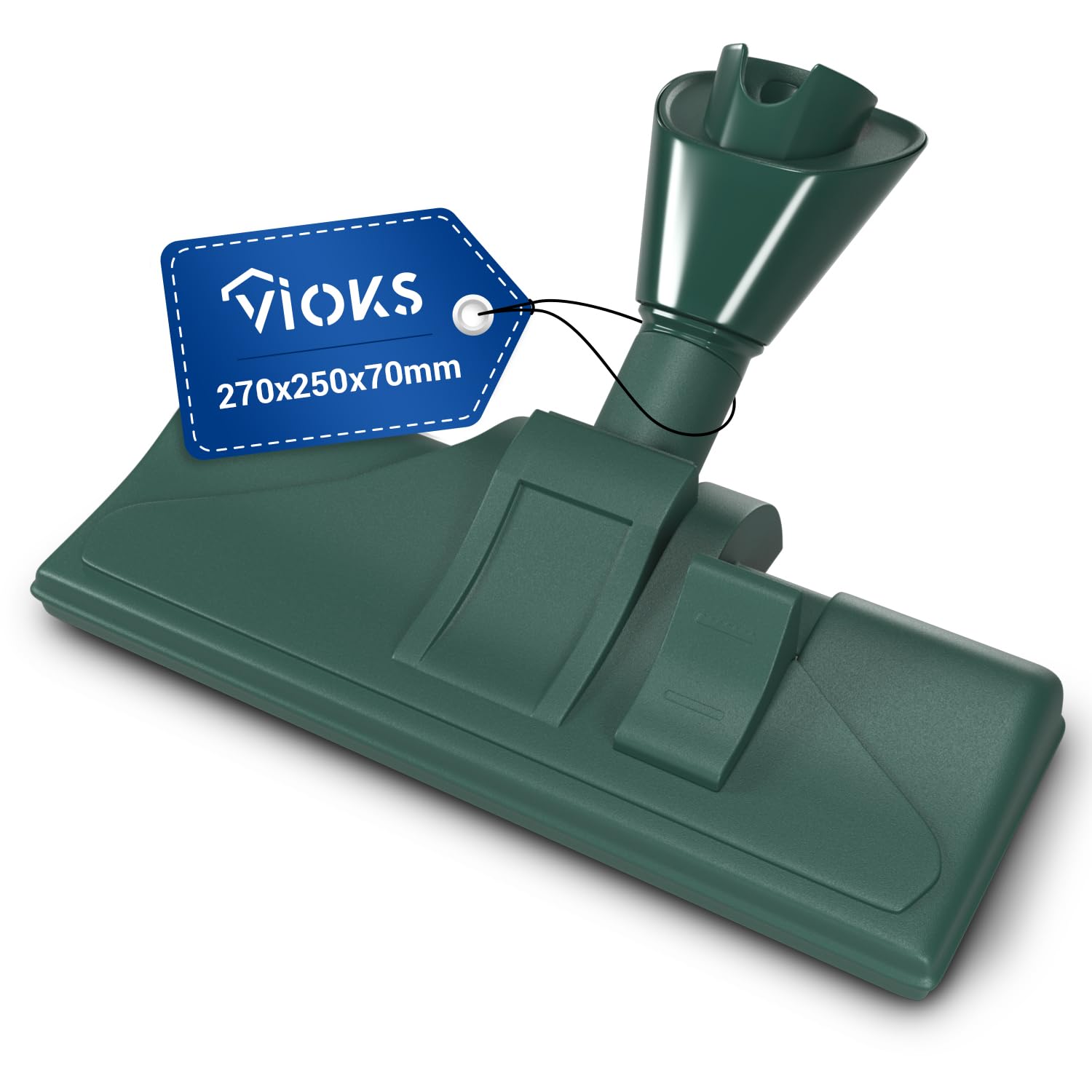 SDE Floor Nozzle Accessories for Vorwerk Kobold 130, 131, 135, 136, VK140, VK150, VK200, VT265, VT270, VT300, Tiger 252, 260, 265, 270 and 300 - Plastic - Accessory Set - Cleaning Set - 1 piece
