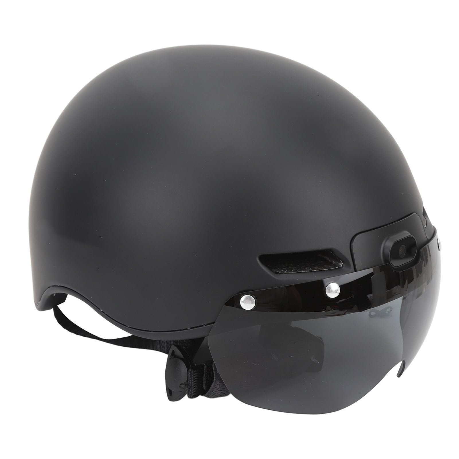 Intelligenter -Fahrradhelm, 1080P-Sportkamera, HiFi-Lautsprecher, 130-Grad-Weitwinkel, Magnetische Schutzbrille, IP65 Wasserdicht, für Radfahren und Outdoor-Aktivitäten Sport & Freizeit