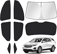 Vista 87 de T TGBROS Parasol para parabrisas de automóvil Toyota 4Runner 2010-2024, grueso, bloqueo UV y opaca, privacidad plegable, 8 piezas, accesorios