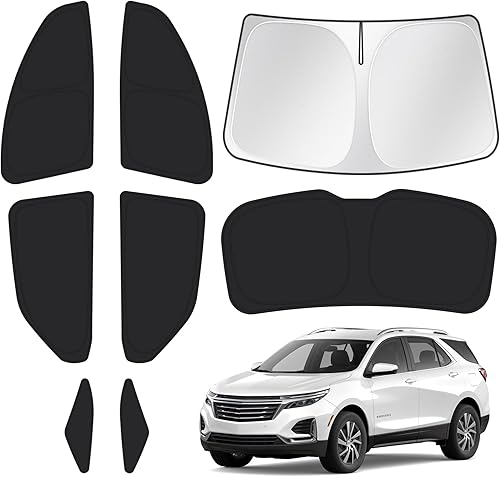 Miniatura 84 de T TGBROS Parasol para ventana de ajuste personalizado para Chevrolet Chevy Trailblazer 2021-2023 2024, accesorios para parabrisas y ventanas