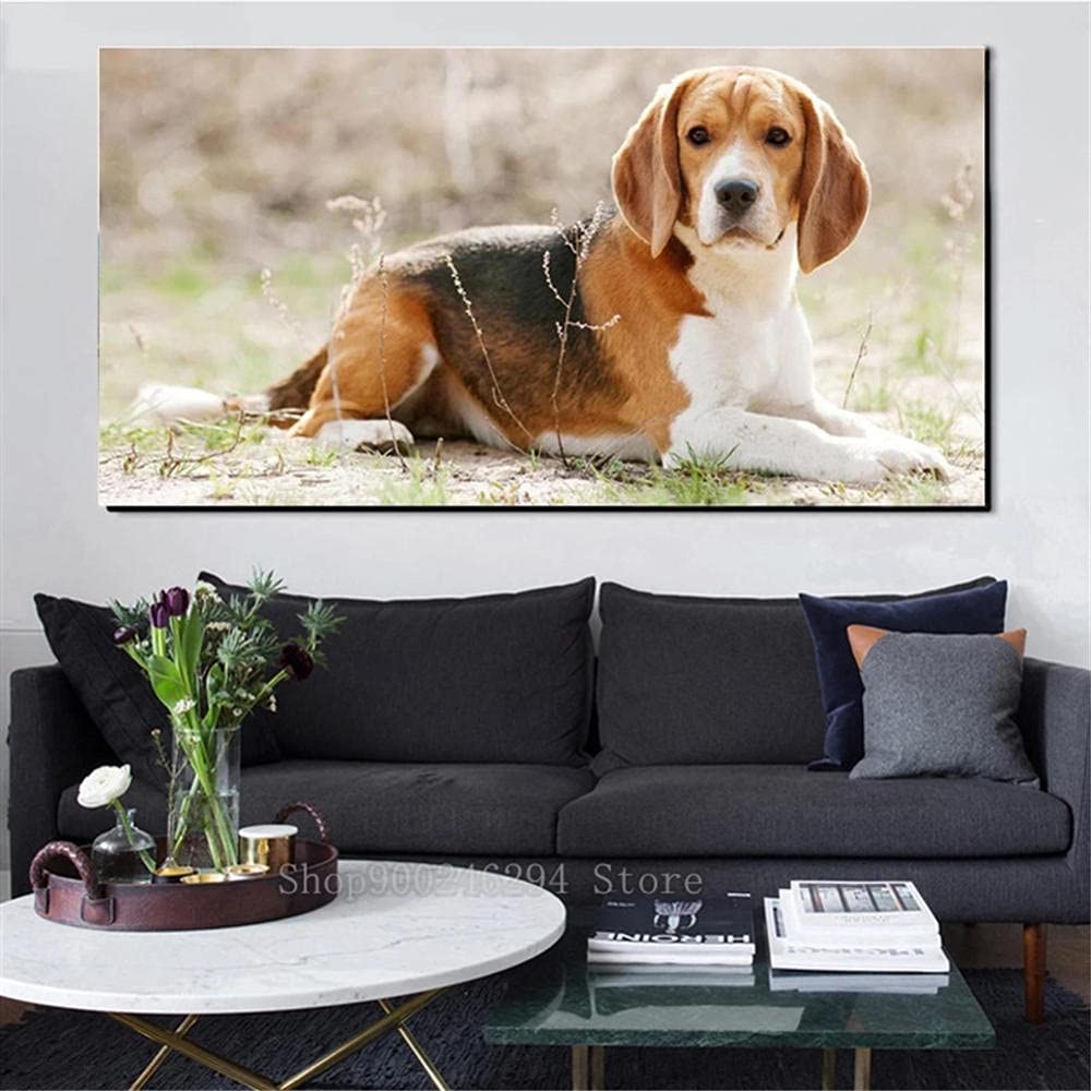 YSCOLOR Diamond Painting Kit 5D Beagle – Fai Da Te 30x40cm – Diamanti Rotondi Completi