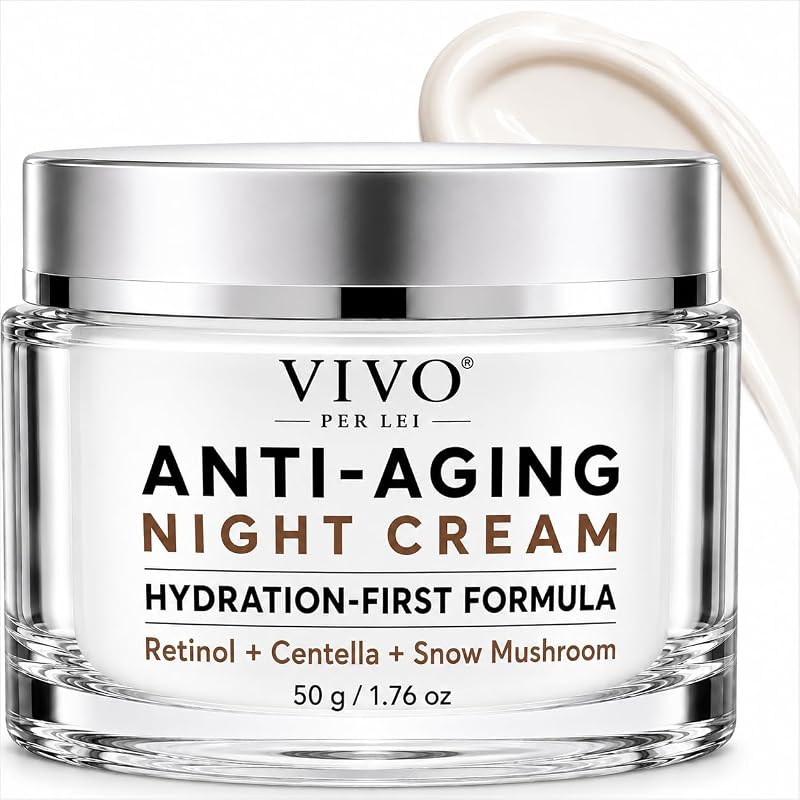 Vivo Per Lei Creme Facial Noturno com Retinol – Textura Não Oleosa