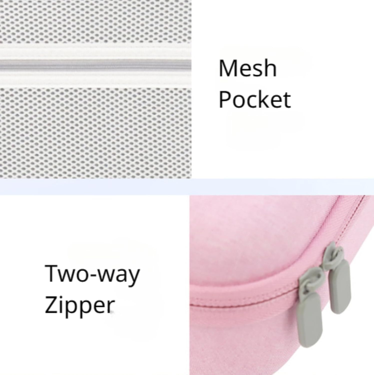 Estuche de almacenamiento para secador de pelo, organizador de viaje impermeable, bolsa de transporte portátil para accesorios de secador de pelo Dyson (negro)