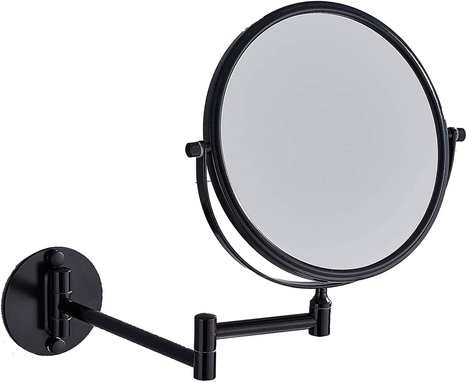 360° Swivel Extending Vanity Wall Mirror,Bathroom Makeup Mirror Wall