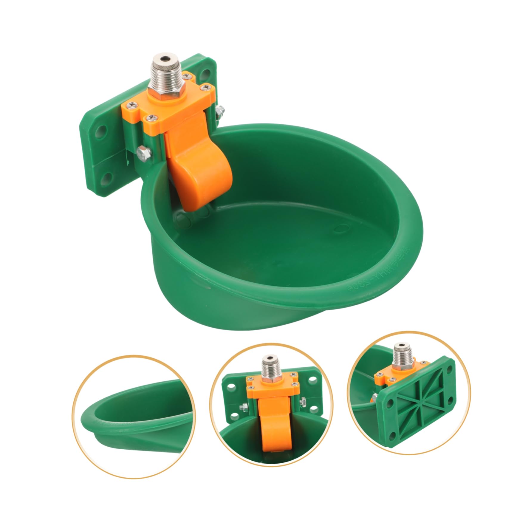 Bebedero Automático de Plástico Resistente para Vacas y Ovejas Gran Capacidad, Superficie Lisa y Larga Duración para Uso en Granjas