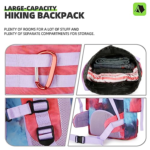 King'sGuard 70L Camping Hiking Backpack for Men Women Large Military Tactical Backpack Molle Rucksack Backpack for Outdoor - image 5
