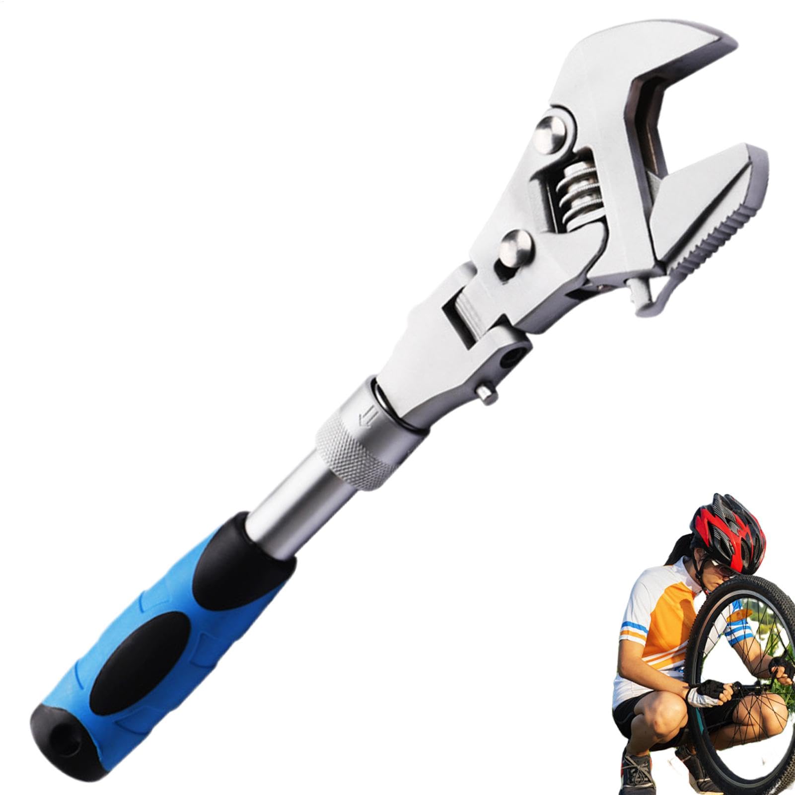 Clé flexible 5 en 1 télescopique et orientable pour mécanique