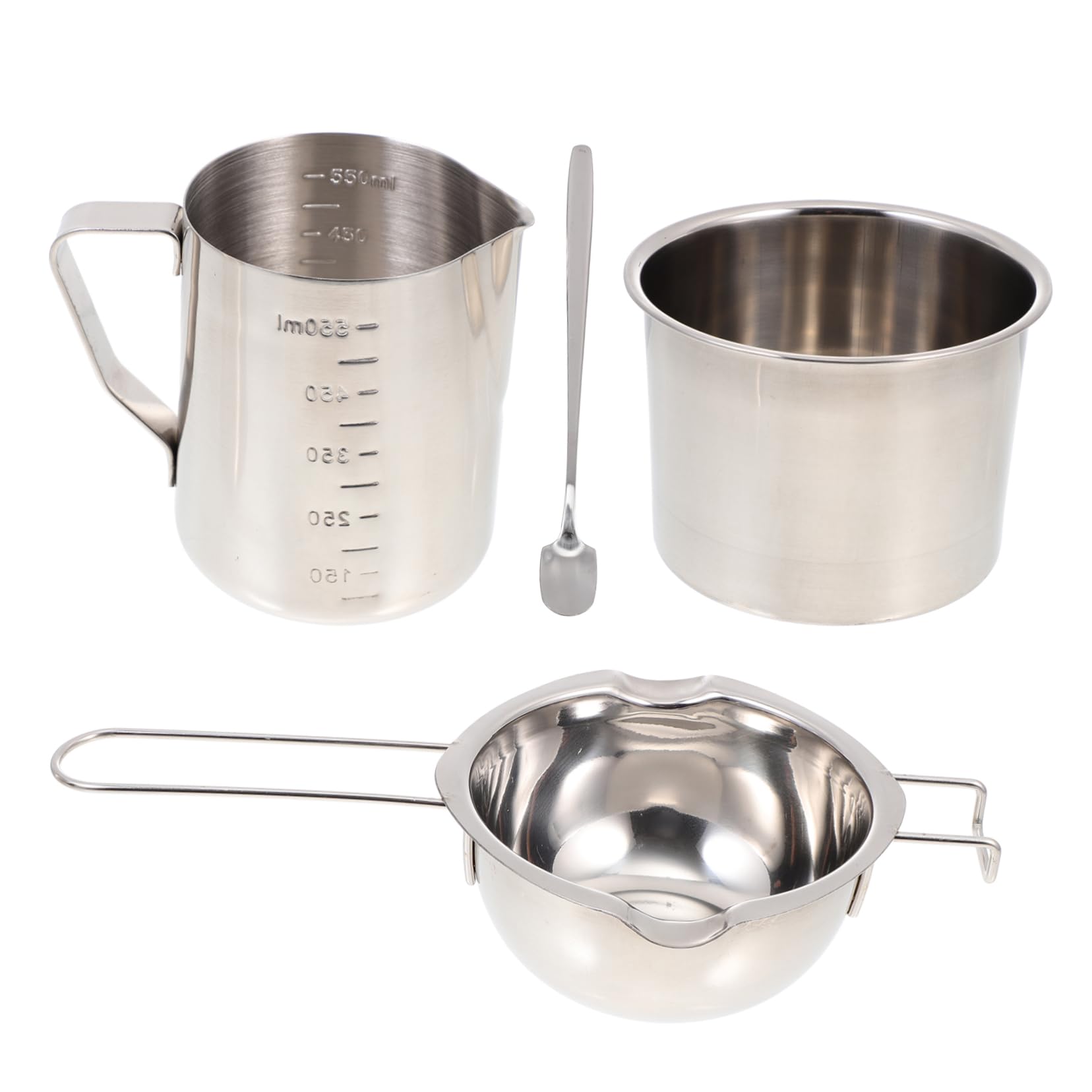 TEMPNAP Kit per Creazione Candele Fai da Te in Acciaio Inox, Set, Finitura Delicata, Facile da Usare, Accessori per Candele Profumate
