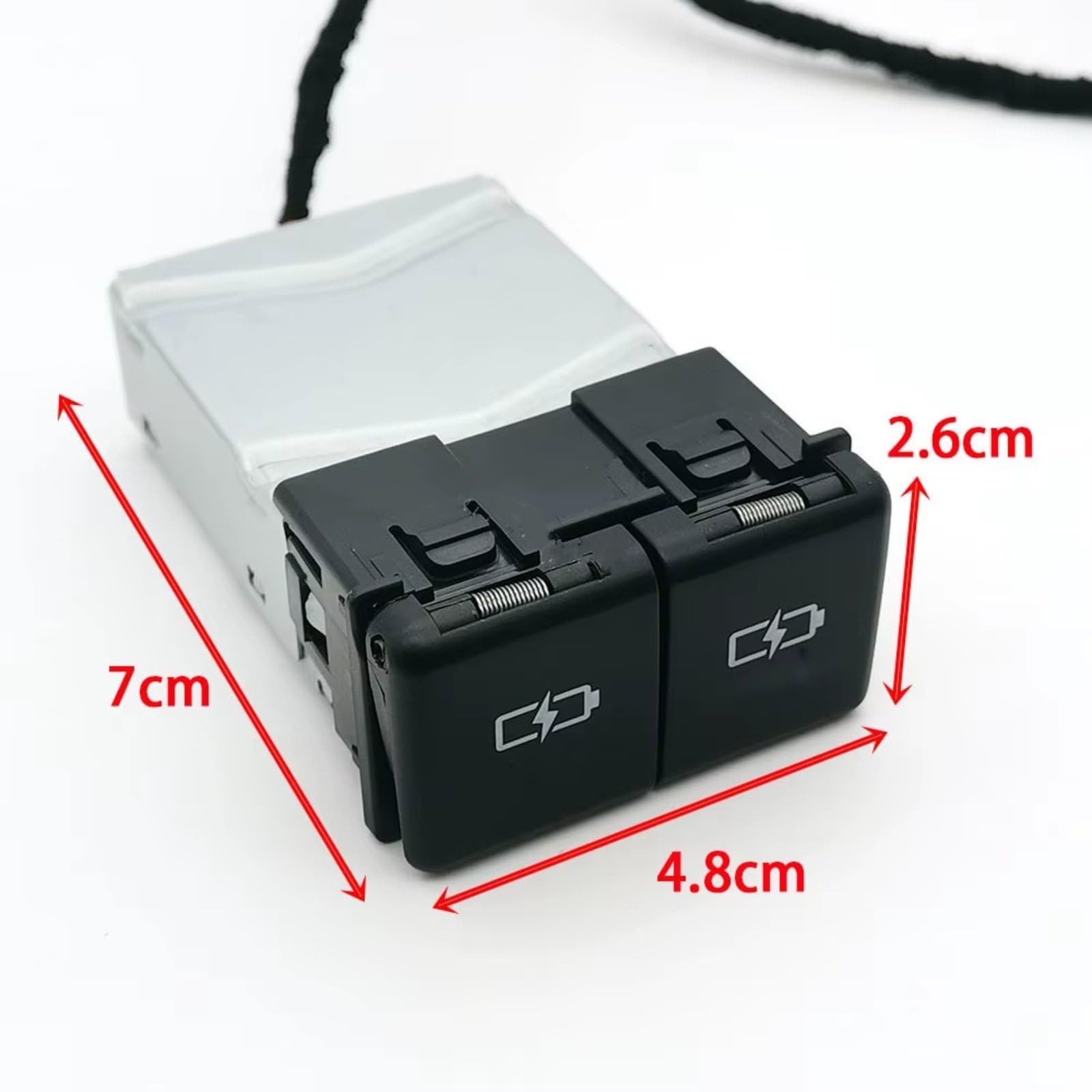 Porta USB Centro Compatibile Con Toyota Per RAV4 Per Wildlander 2020-2024 Telefono Per Auto Per Presa Ricarica Dual QC3.0 Per Ricarica Di Tipo C PD Ricambi Auto