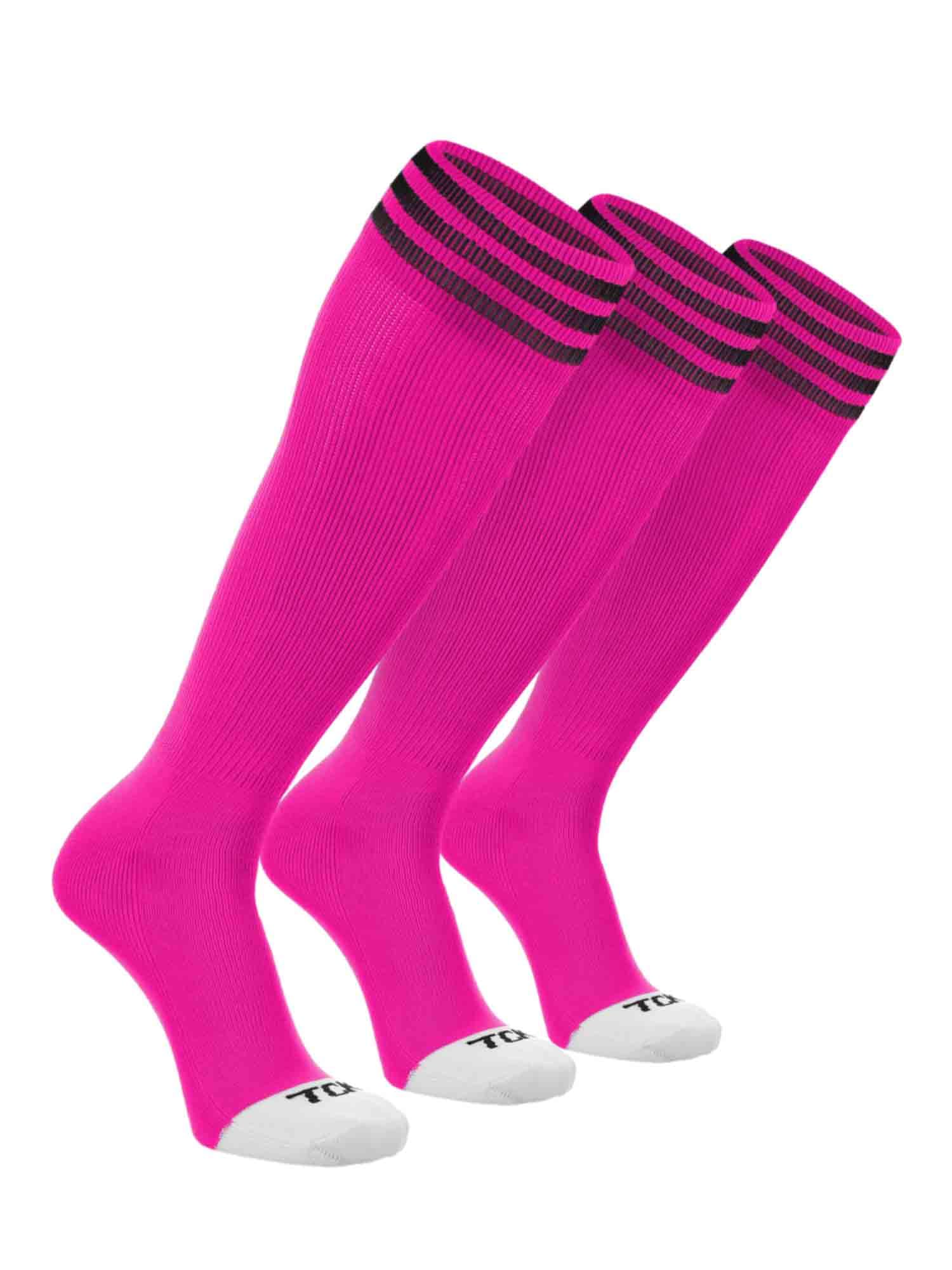 TCK Striped Athletic Tube Socks - Youth &amp; Adult Team Sports