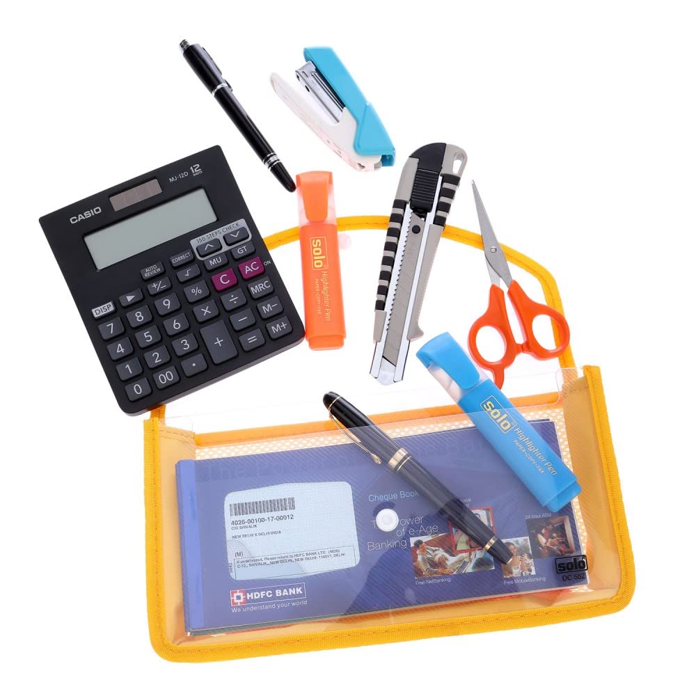 Small Plastic File Cover (Set of 1, Multicolor)