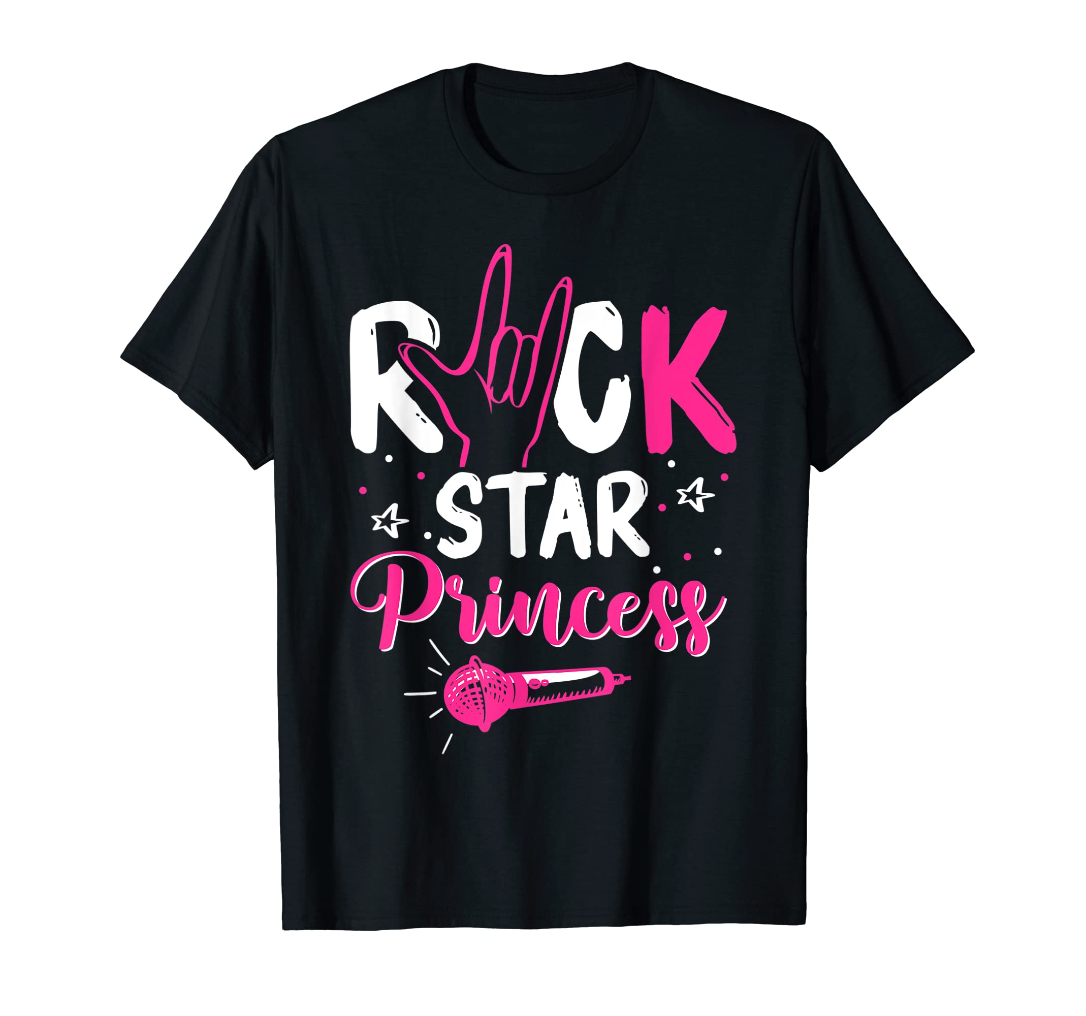 Women's Rockstar Birthday Party SuppliesWomens Rockstar Birthday Girl Rock Star Princess Party Music T-ShirtOEKO-TEX STANDARD 100
