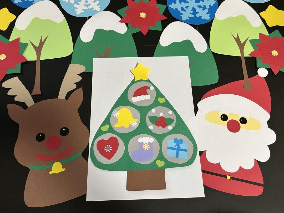 にわか@プロフ要確認ページ クリスマス  壁面飾り POP にわか@プロフ要確認様専用ページ クリスマス 壁面飾り POP