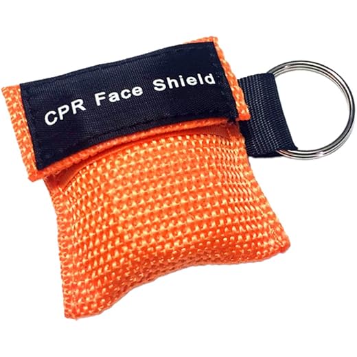 CPR Mask Keychain Emergency Face Shield