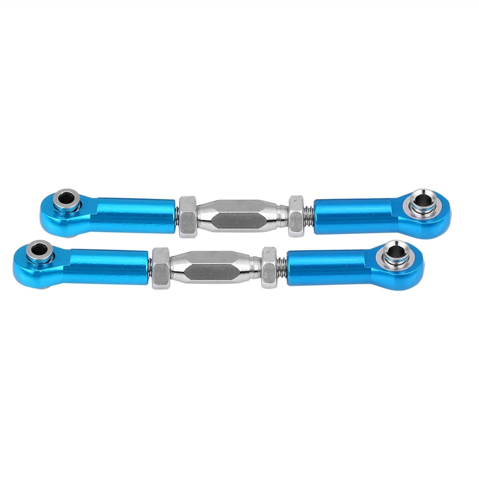 Tige De Direction RC En Métal - 2 Pièces Pour Voiture HSP 94111/94188 - Longueur 71 Mm - Compatible Vis M3 - Bleu - 8