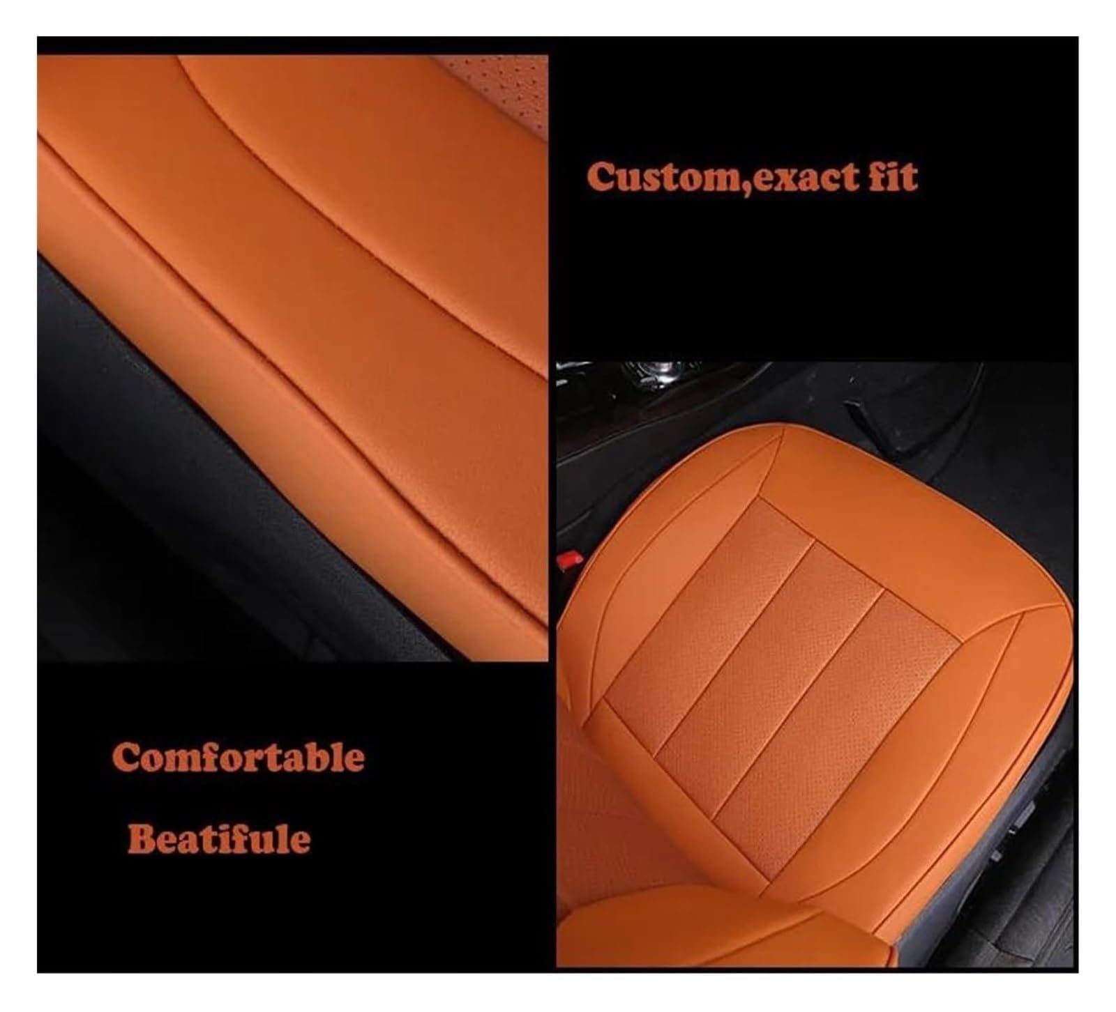 Für VW Für ID3 ID4 ID6 Für C-Trek Für T-Cross Für Viloran Für Tayron Für Talagon Auto-Autositzbezüge Custom Car Seat Cover Set Autositzbezüge(Wine Red)