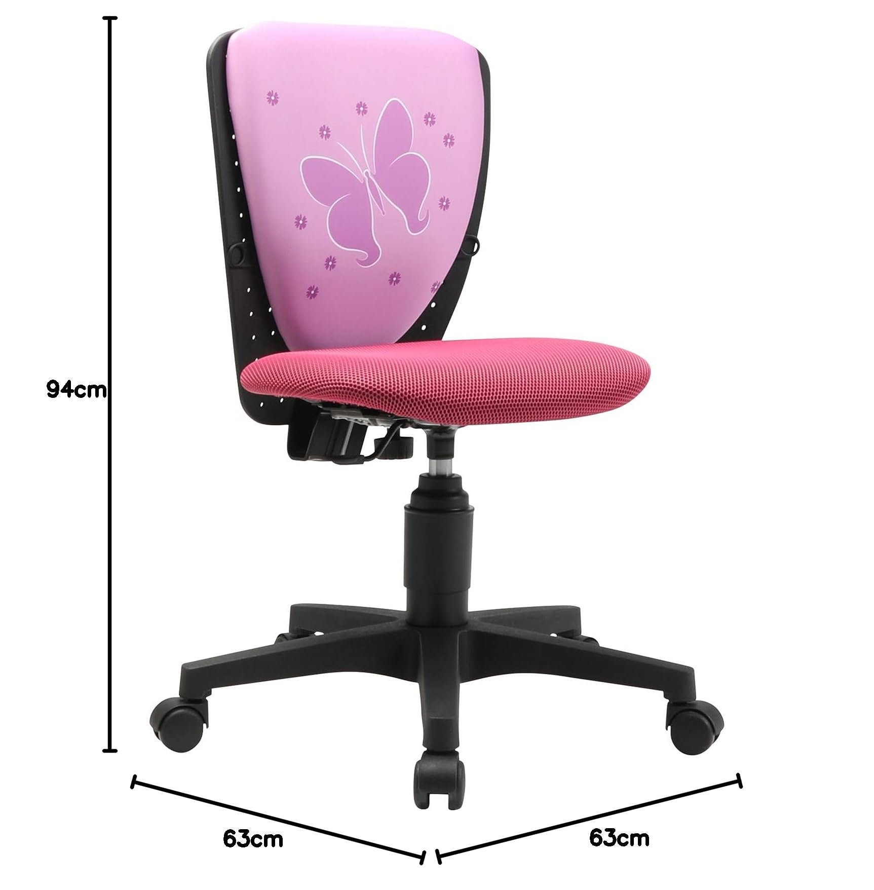 TOPSTAR Kinderdrehstuhl S´cool 3 - Motiv Schmetterlinge