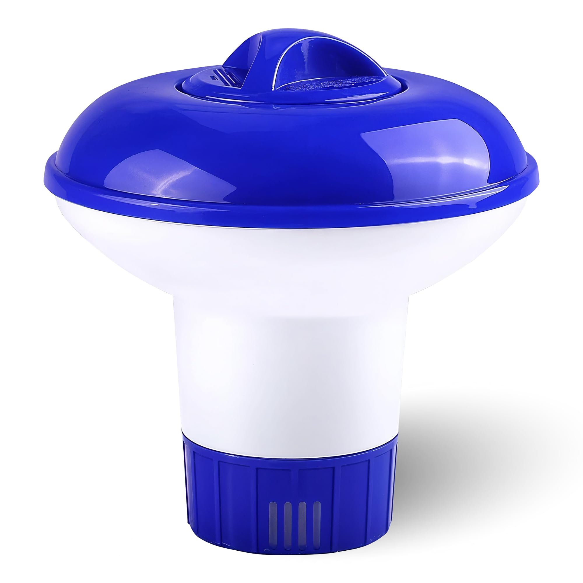 Trimming Shop Multifunction Floating Chlorine Tablet Dispenser for Pools, Hot Tubs, and Spas – Essential Pool Floater for Sanitation and Maintenance, Water Treatment, and Chemical Dispensing (1 Pack)