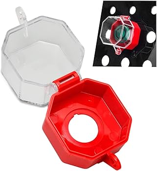 ボタン プッシュボタン ロックアウト デバイス（透明／22mm径ボタン用）