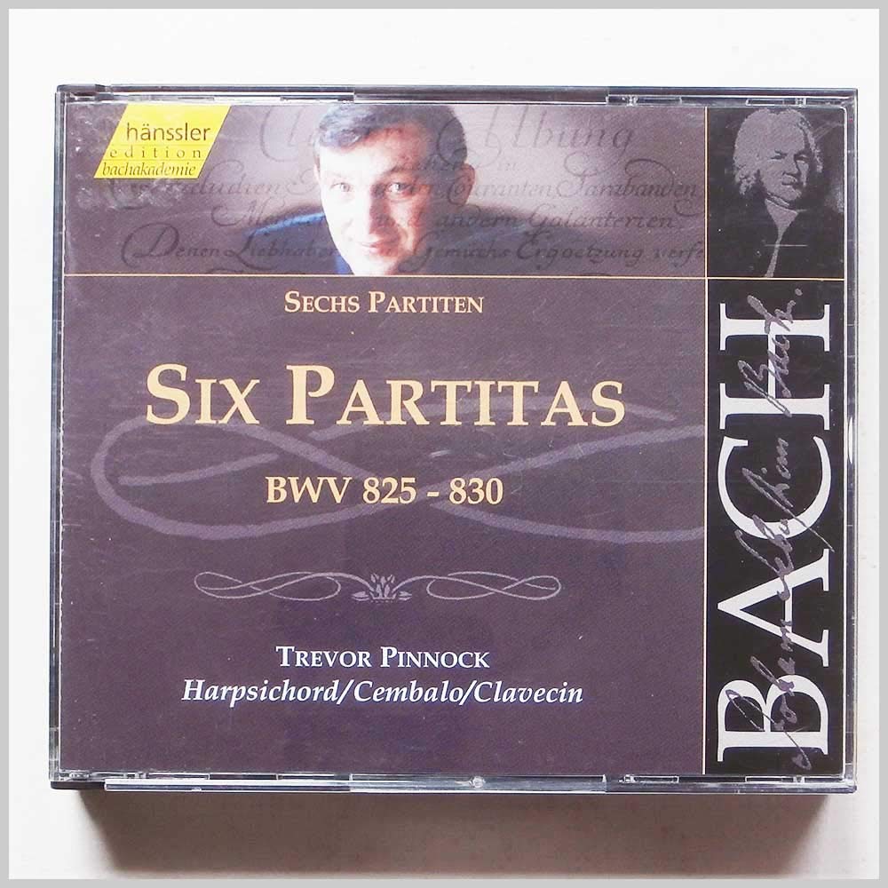 Bach: Six Partitas, BWV 825-830 (Edition Bachakademie Vol 115) /Pinnock (harpsichord)