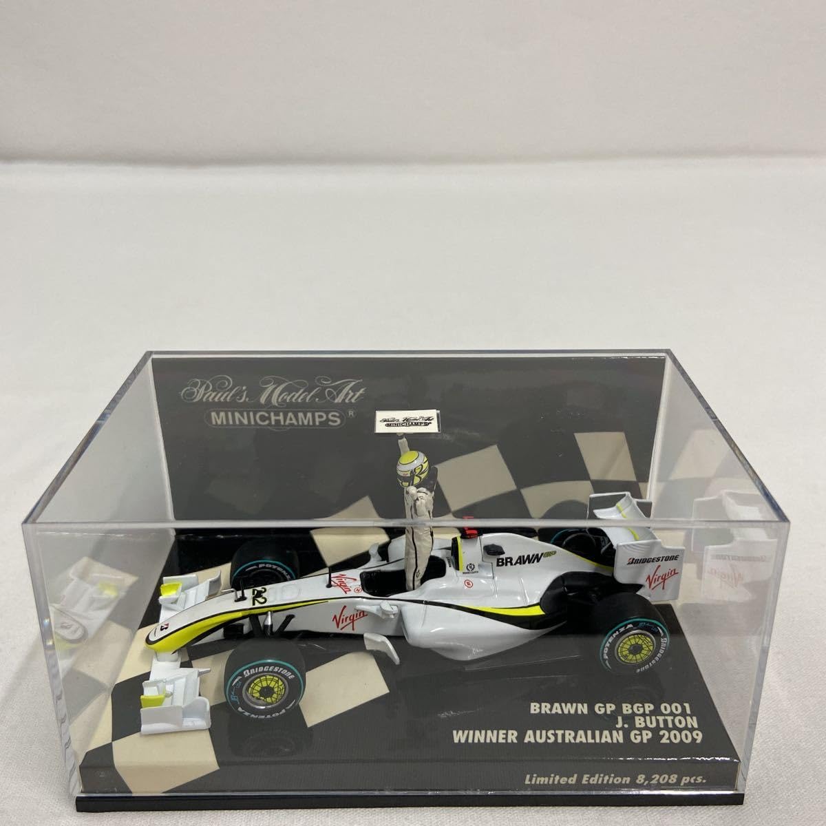 Amazon | PMA 1/43 BRAWN GP BGP 001 J.Button Winner Australia