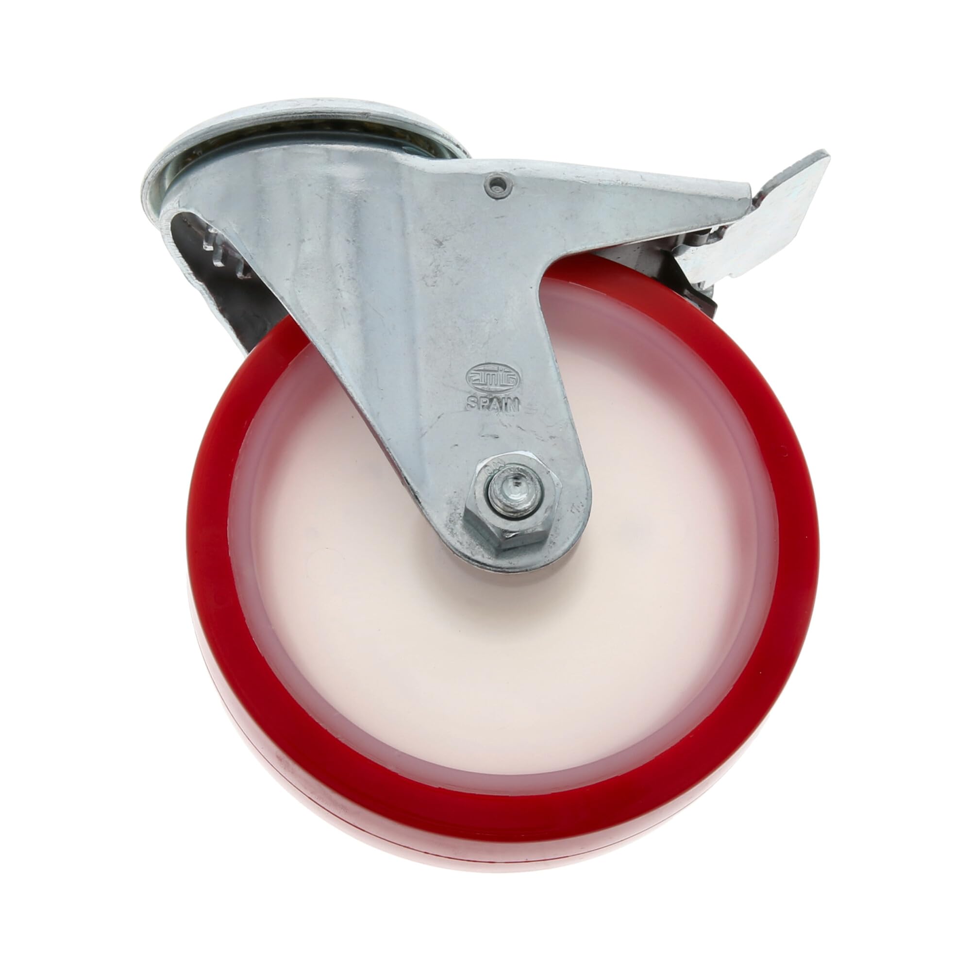 Set 4 Ruote Per Mobili HD Brico - 2 Fisse E 2 Girevoli Con Freno - Foto 11